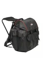 Abu Garcia, Рюкзак-стул Rucksack Large, 56x40x46см, 30л, Black/Red