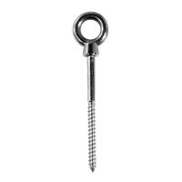 Рым-шуруп Eye head lag screw, шуруп 10 х 100 мм, нержавеющая сталь