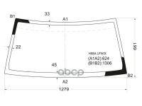 Стекло Лобовое Mitsubishi Pajero Mini H5#A 98-12 XYG арт. H58A LFW/X