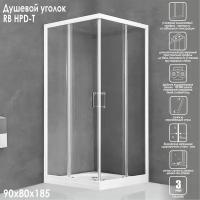 Душевой уголок Royal Bath RB HPD-T 90х80х185 (прозрачное)