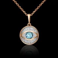 PLATINA jewelry Подвеска из красного золота с топазом 03-2990-00-201-1110-57