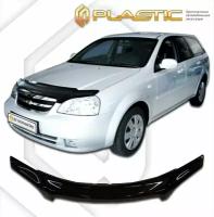 Дефлектор капота для Chevrolet Lacetti универсал 2004-н.в. Classic черный