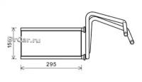 AVA Радиатор отопителя Lexus GX470 Toyota Land Cruiser 120 300 Land Cruiser Prado