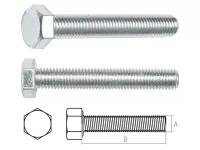 Болт М20х80 мм шестигр., цинк, кл.пр. 8.8, DIN 933 (5 кг) STARFIX (SM-84647-5)