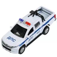 Машина металлическая «Mitsubishi L200 Pickup полиция», 13 см, открываются двери и багажник