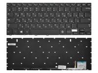 Клавиатура для ноутбука SAMSUNG 730U3E черная с подсветкой