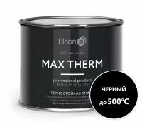 Эмаль термостойкая elcon 400г черная до +500С