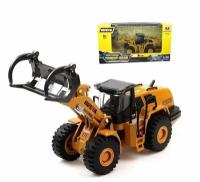 Железный фронтальный погрузчик бревен масштаб 1:50 HUINA TOYS - HN1716