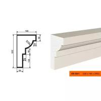 Фасадный декоративный карниз Лепнинапласт КВ-320/1