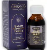 Масло Черного Тмина первый холодный отжим (Negella sativa) (Мирусалам) 100 мл