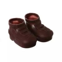Ботинки для куклы «Липучки», длина подошвы — 7 см, ширина — 3,7 см, 1 пара, цвет коричневый