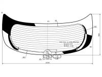 Стекло Заднее С Обогревом Hyundai I30 5d Stw 12-17 XYG арт. HYU-I30-12-STW RW/H/X