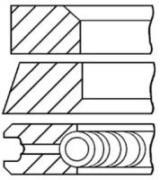 Кольца поршневые goetze engine 0842230700