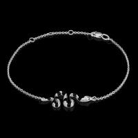 Браслет PLATINA jewelry из серебра 925 пробы с эмалью