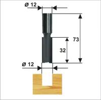 Фреза пазовая прямая (12x32 мм; хвостовик 12 мм) по ДСП Энкор