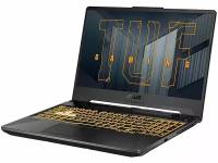 Ноутбук ASUS TUF FX506HE-HN011 90NR0704-M00AD0 (Intel Core i5-11400H 2.7GHz/8192Mb/512Gb SSD/No ODD/nVidia GeForce RTX 3050 Ti 4096Mb/Wi-Fi/Bluetooth/Cam/15.6/1920x1080/DOS)