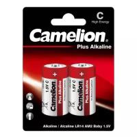 C Батарейка CAMELION Plus Alkaline LR14-BP2, 2 шт. 8000мAч