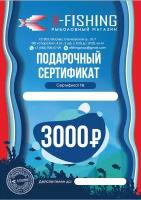 Электронный подарочный сертификат (3000 руб.)