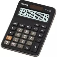 Калькулятор настольный компактный CASIO MX-12B, 12 разр, черный
