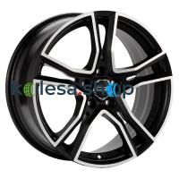 Колесный диск OZ Adrenalina 8x17/5x100 D68 ET35 Matt Black + Diamond Cut