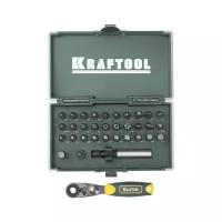 Набор кованых торсионных бит KRAFTOOL X-Drive 33 шт. 26065-H33