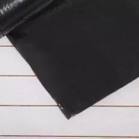 Плёнка полиэтиленовая, техническая, 100мкм, 3*100м, рукав (1,5м*2), чёрная, Эконом 50% 1352975