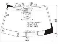 Стекло Лобовое + Дд Toyota Mark X 4d Sed 04-09 XYG арт. RX120-R-CP LFW/X