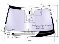 Стекло Лобовое Атермальное С Обогревом Щеток + Дд Lexus Is Iii (250/350) 4d 14-(Solar-X Защита От Ул XYG арт. SOLAR-IS-14-L-V