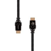 Кабель HDMI - HDMI Rombica Digital DX10, v2.1. (8K, 3D, HDR), нейлоновая оплётка, 1м