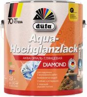 Эмаль универсальная dufa Aqua-Hochglanzlack белая 2,5 л