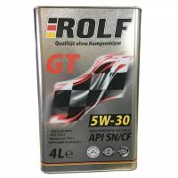 Масло моторное rolf gt 5/30 sn/cf синтетическое 4л