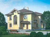 Проект дома Plans-37-19 (232 кв.м, поризованный кирпич, керамический кирпич)