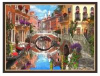 Картина в раме 70 х 100 см Dominic Davison - Venetian Waterway