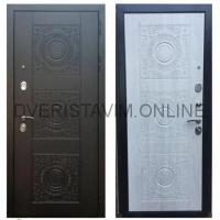 Входные двери: Дверь Йошкар-Ола 10 Сосна белая металлическая (Сторона открывания: Правая, Размер короба - 960*2050мм)