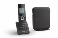 SNOM M215 SC DECT Комплект: Одностотовая базовая станция DECT M200SC + DECT трубка M15 SC. Поддержка до 6 беспроводных телефонов и до 4 одновременных вызовов, клавиша поиска беспроводного телефона, PoE,· GAP·совместимость, блок питания для базовой ст, M21