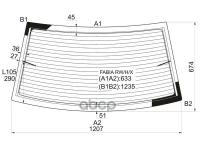 Стекло Заднее С Обогревом Skoda Fabia 4d Sed 99-07 XYG арт. FABIA RW/H/X