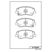 Колодки тормозные KASHIYAMA D11376MH