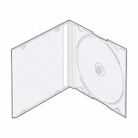 Бокс для CD/DVD дисков Slim Box, 5 шт, VS, прозрачный, CDB-sl-T5