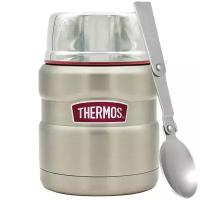 Термос для еды с широким горлом Thermos стальной, с ложкой SK3000 RSMS