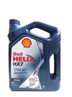 Полусинтетическое моторное масло SHELL Helix HX7 Diesel 10W-40, 4 л, 1 шт