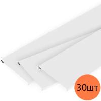 Цесал панель для реечного потолка 100мм белый матовый (4м) (30шт) / CESAL панель для реечного потолка S 100мм белый матовый (4м) (упак. 30шт.)
