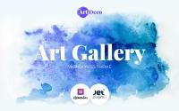 Шаблон Wordpress Art Deco - Art Gallery Theme WordPress