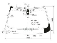 Стекло Лобовое + Дд (Прямоугольный) Bmw 5-Series E60/61 4/5d 03-07 XYG арт. E60 LFW/X