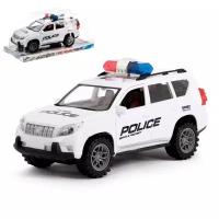 Машины спецслужб Без бренда Машина инерционная «Полицейский джип»