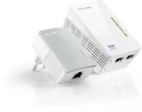 PowerLine TP-LINK TL-WPA4220KIT 802.11n 300Мбит/с 2xLAN HomePlug AV500 2шт