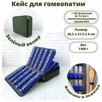 Аптечка Homeopathic_cases для хранения и транспортировки гомеопатических препаратов на 330 флаконов по 1,8 мл