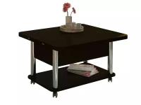 Кухонный стол Форвард-мебель Гросс Хром / Венге темный