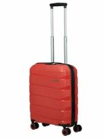 Чемодан на колесах American Tourister Air Move ручная кладь, 55 см, красный