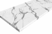 Столешница Hoff 1R, 240х60х2,6 см, цвет белый мрамор