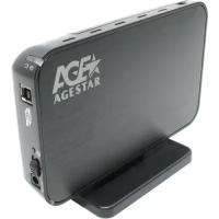 AgeStar 3UB3A8-6G (Black) Мобил рек, usb3.0 to 3,5